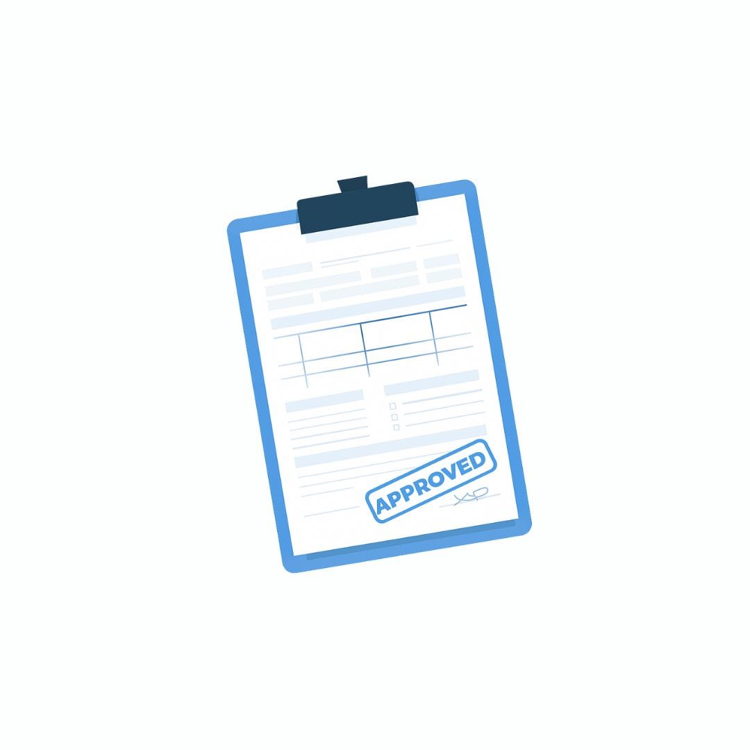 Illustration of Reseller Certificate service - professional business support