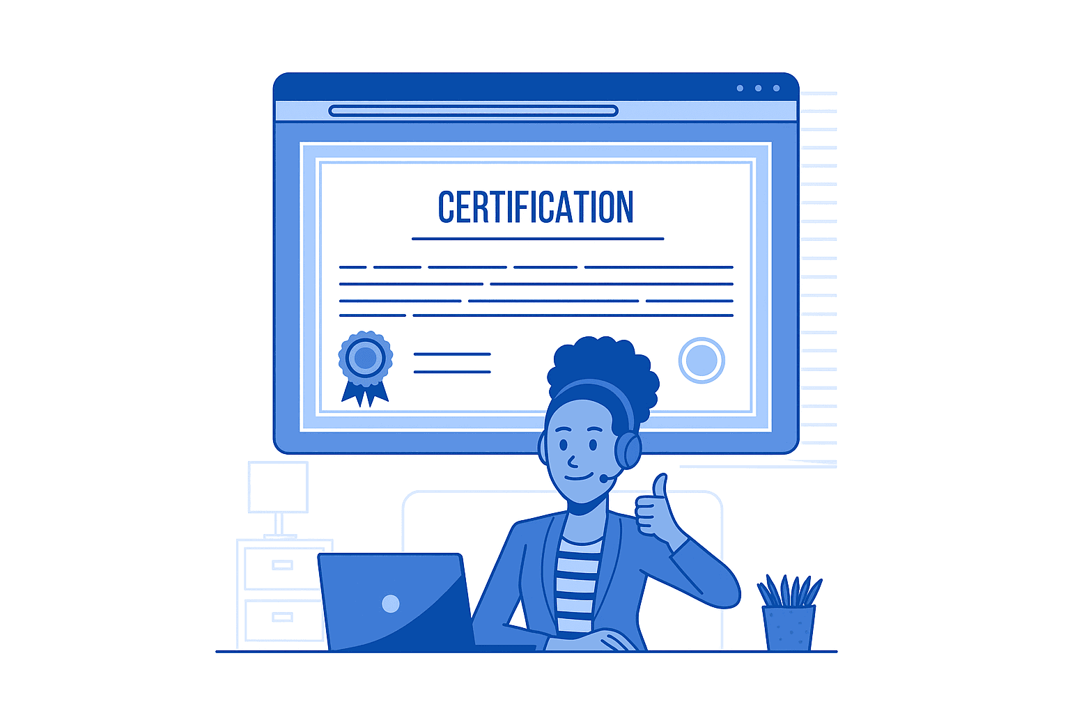 Illustration of Trade Mark service - professional business support